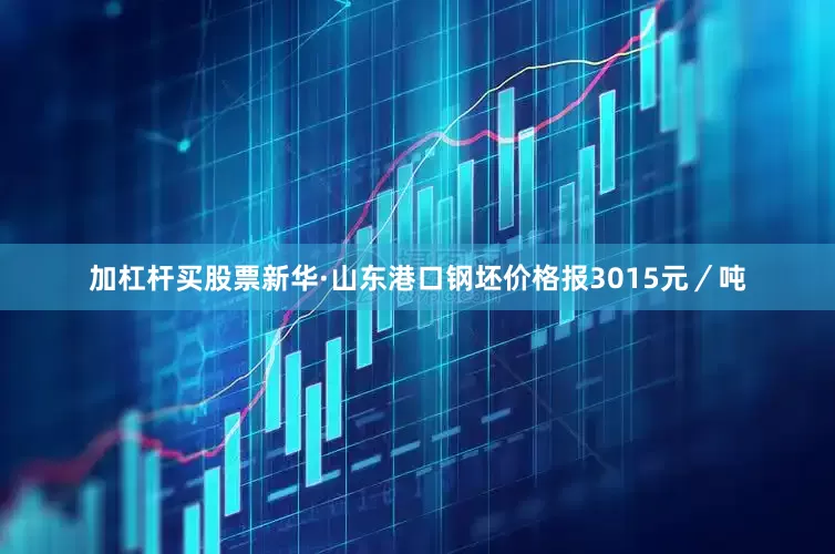 加杠杆买股票新华·山东港口钢坯价格报3015元／吨